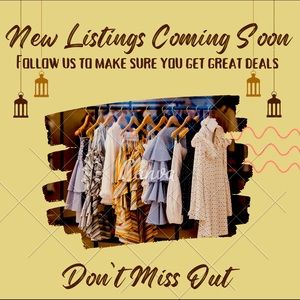 Don’t miss OUT💋FOLLOW US NOW! TO BE THE FIRST TO SEE OUR NEWLY LISTED ITEMS